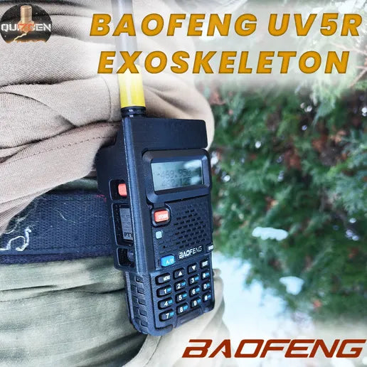 Baofeng UV5R EXOSKELETON [STL]
